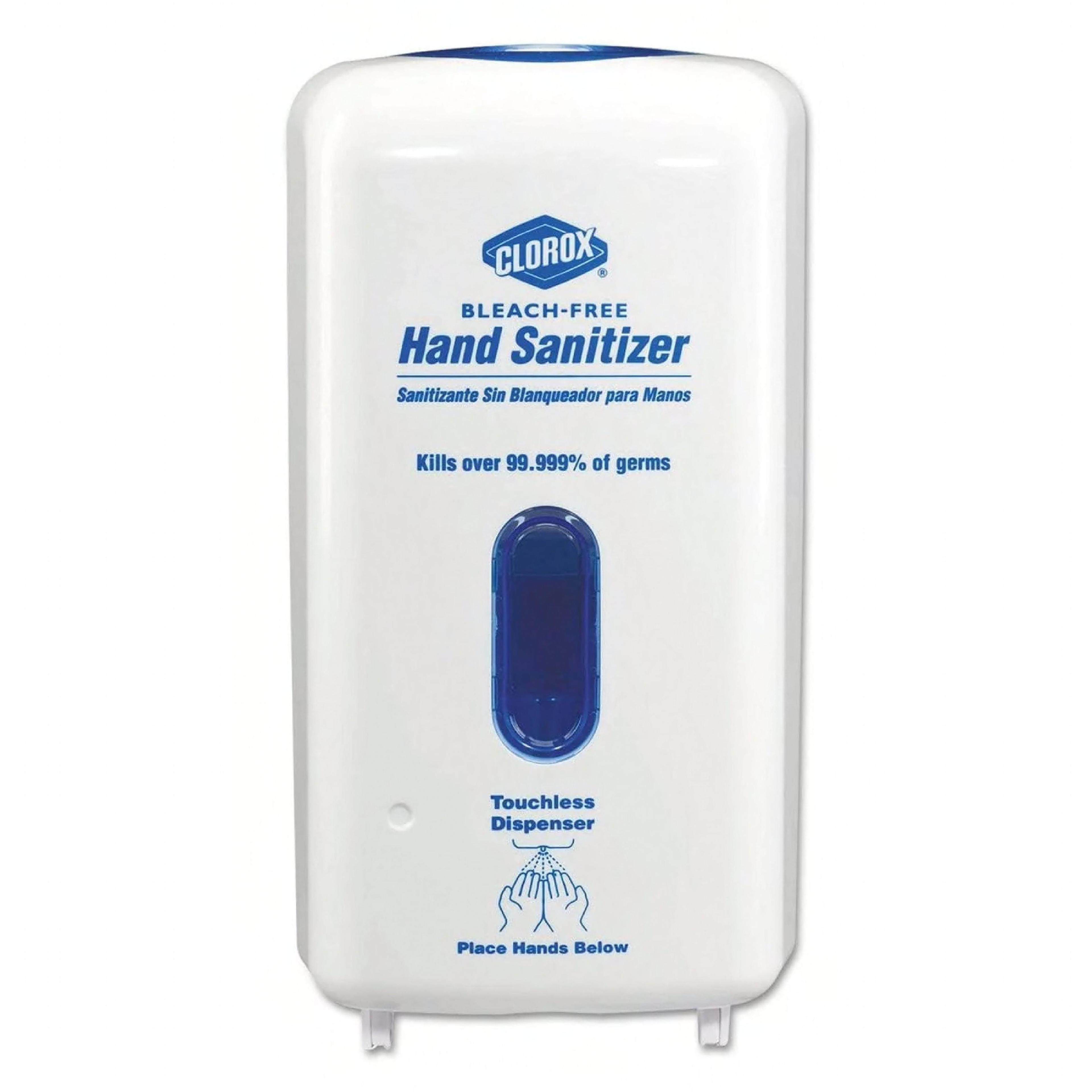 Hand Sanitizer Dispenser 1 L 7.25X5X13.13 IN White Plastic Touchless Wall Mount 1/Each