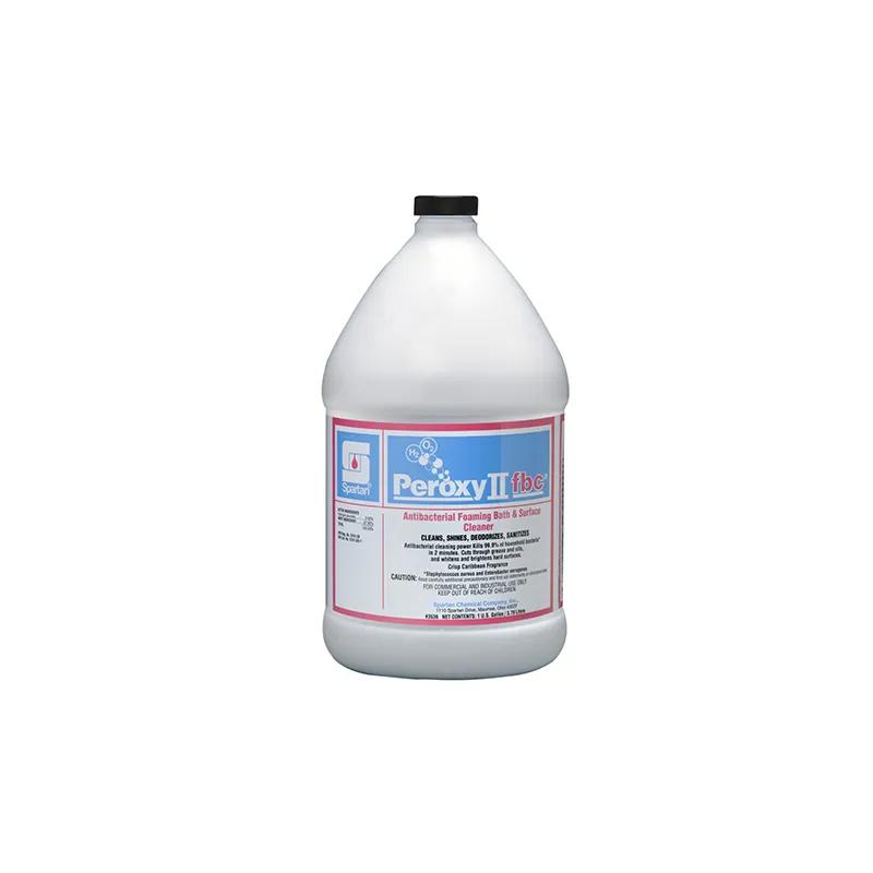 Peroxy II fbc® Caribbean Fragrance Restroom Cleaner One-Step Disinfectant 1 GAL Multi Surface Acidic RTU Hydrogen Peroxide Antibacterial 1/Gallon