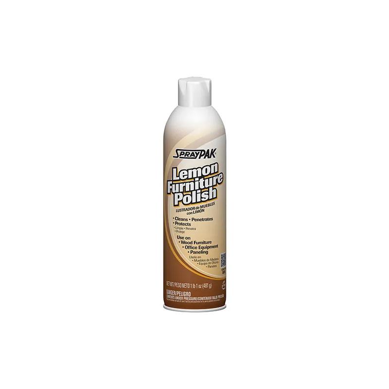 SprayPAK® Lemon Furniture Polish 20 OZ 12 Count/Case