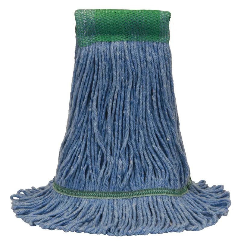 O-Cedar® Mop Head XL Blue Cotton Synthetic Blend 4PLY Loop End 5IN Headband Tailband 1/Each