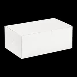 Snack Take-Out Box Tuck-Top 7X4.25X2.75 IN White Automatic Bottom 250/Case