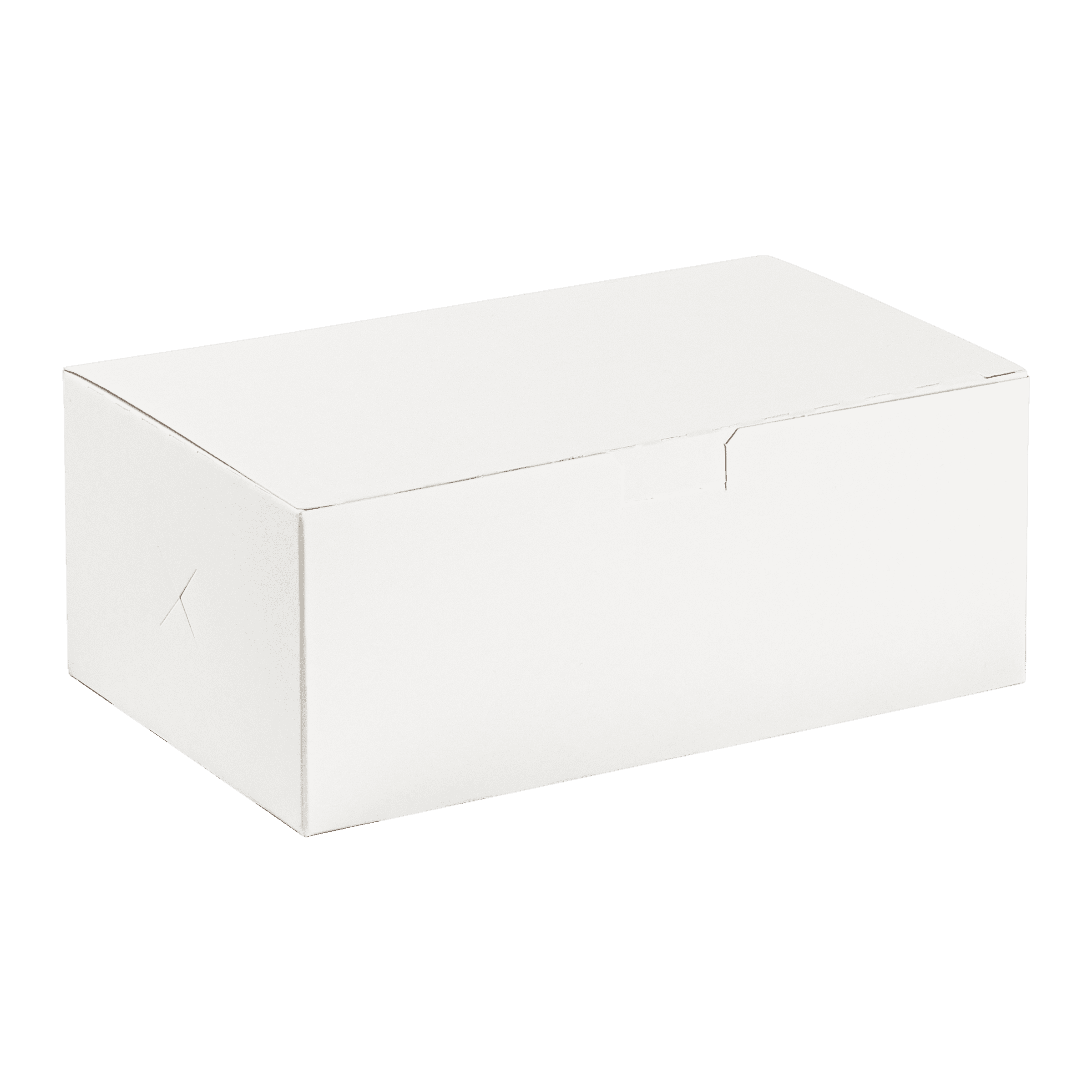 Snack Take-Out Box Tuck-Top 7X4.25X2.75 IN White Automatic Bottom 250/Case