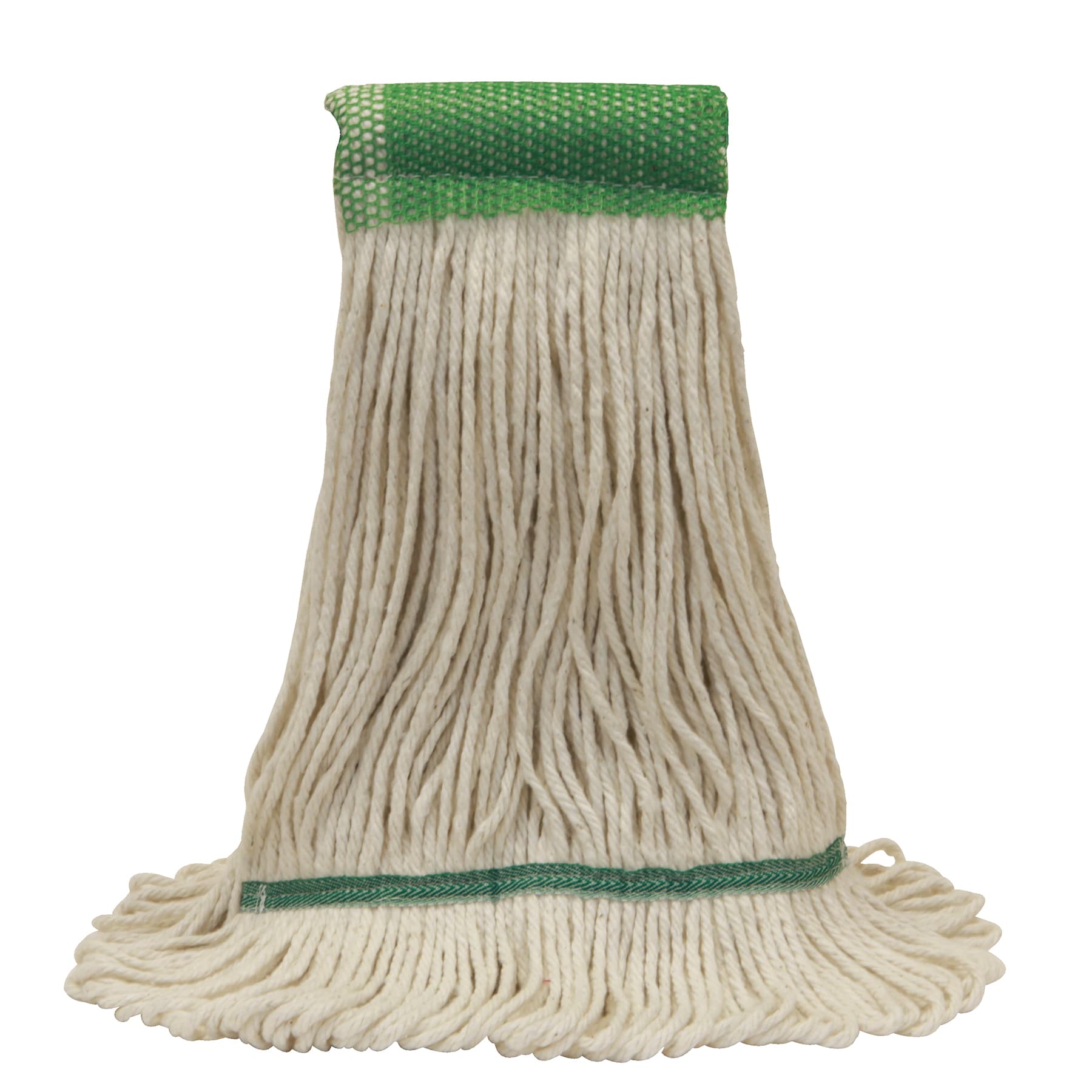 O-Cedar® Mop Head Small (SM) White Cotton Synthetic Blend 4PLY Loop End 5IN Headband Tailband 1/Each