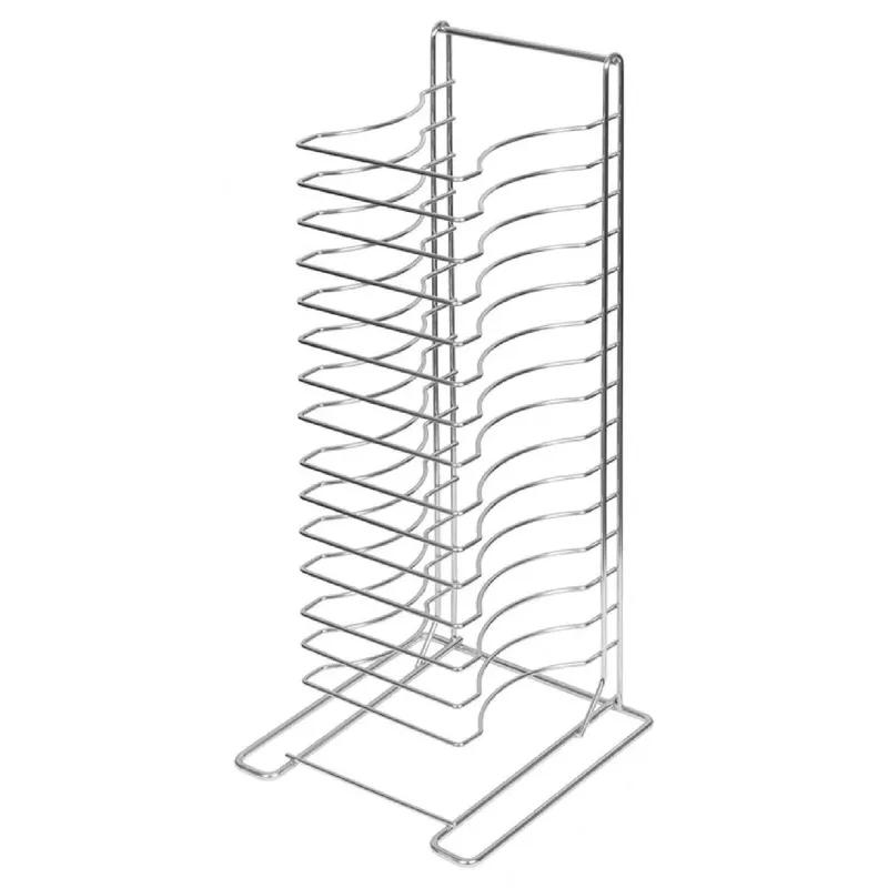 Pizza Rack 12X12X27 IN Stainless Steel 15-Tier Hand Wash 1/Each