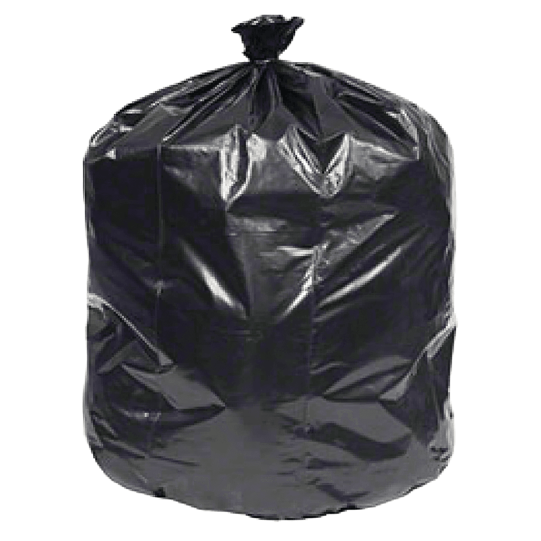 Can Liner 38X58 IN Black 1.2MIL Flat Pack 20 Count/Pack 5 Packs/Case