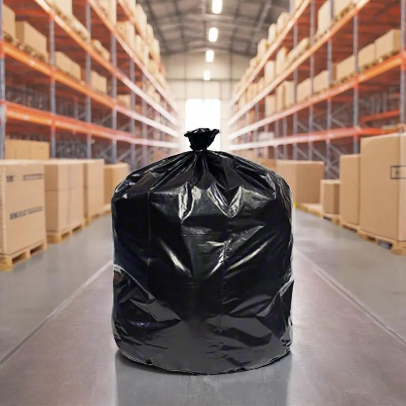 Can Liner 38X58 IN Black 1.2MIL Flat Pack 20 Count/Pack 5 Packs/Case