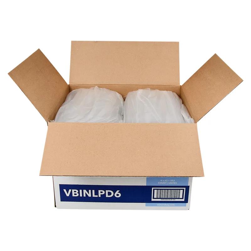 Victoria Bay Lid Dome PP Clear Oblong For Food Container Microwave Safe Vented 63 Count/Pack 4 Packs/Case 252 Count/Case