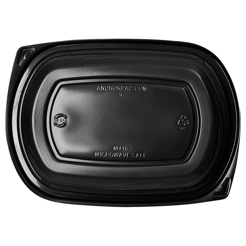 Victoria Bay Food Container 16 OZ MFPP Black Oblong Microwave Safe 63 Count/Pack 4 Packs/Case 252 Count/Case
