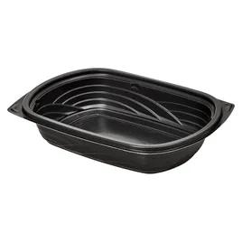 Victoria Bay Food Container 24 OZ MFPP Black Oblong Microwave Safe 63 Count/Pack 4 Packs/Case 252 Count/Case