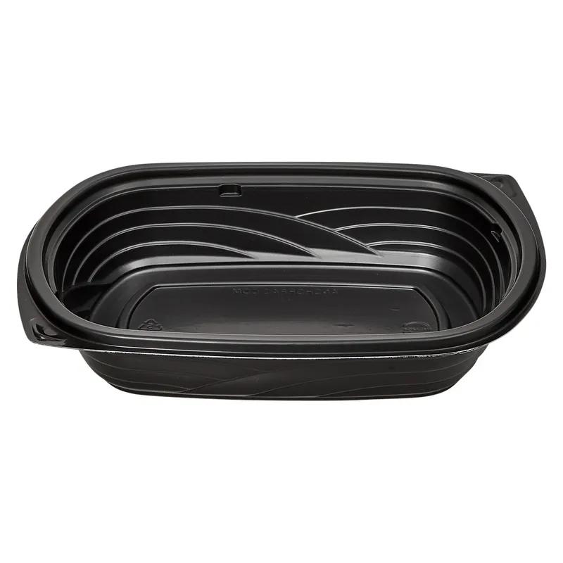 Victoria Bay Food Container 24 OZ MFPP Black Oblong Microwave Safe 63 Count/Pack 4 Packs/Case 252 Count/Case
