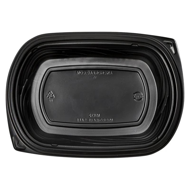Victoria Bay Food Container 32 OZ MFPP Black Oblong Microwave Safe 63 Count/Pack 4 Packs/Case 252 Count/Case