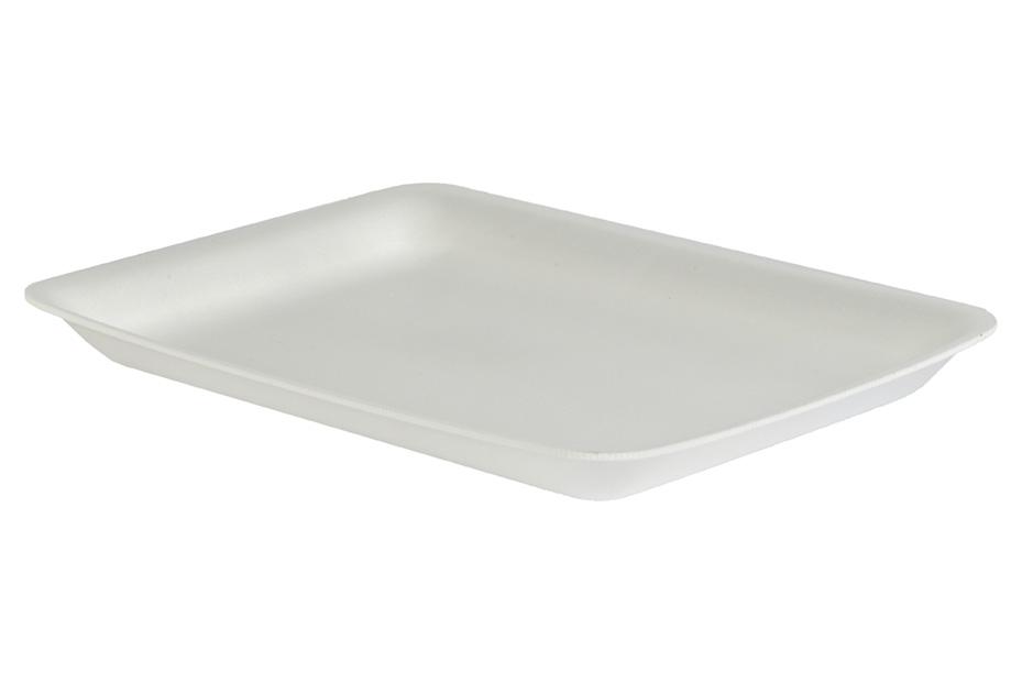 Tray 12.31X9X1.1875 IN Foam White 400/Case
