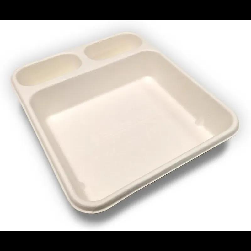 Nacho Take-Out Tray 9X7.5X1.5 IN 3 Compartment 400/Case