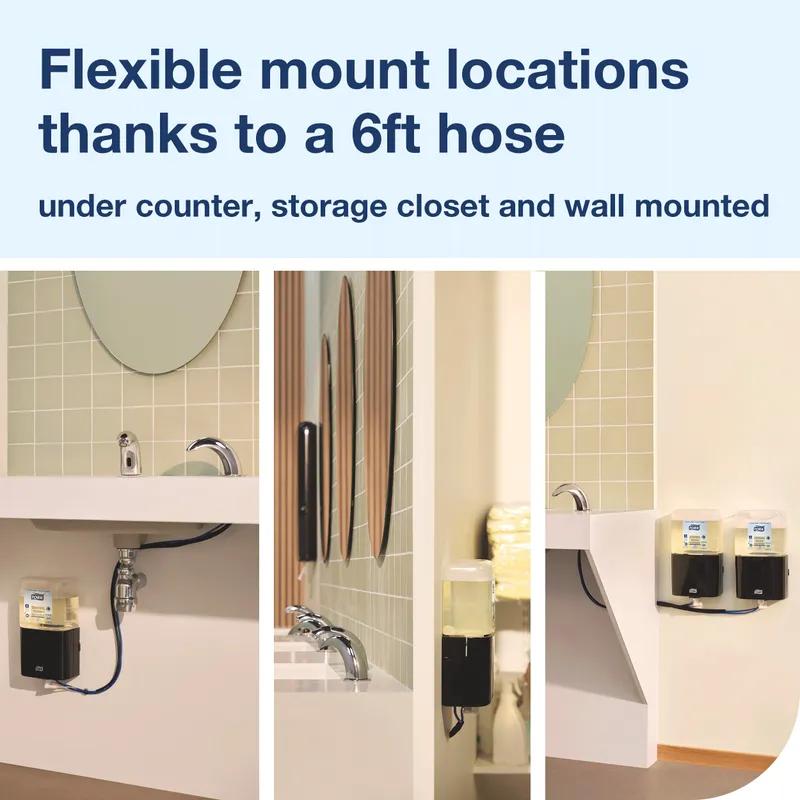 Tork S26 Hand Soap Dispenser 6.6X3.9X5.1 IN Black Plastic Foaming Counter Mount 1/Each