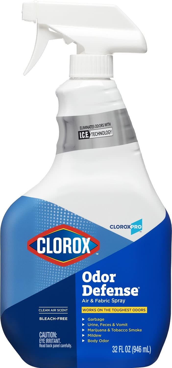 Clorox Pro Odor Defense Air & Fabric Deodorizer Clean Air Spray 32 OZ 1/Each