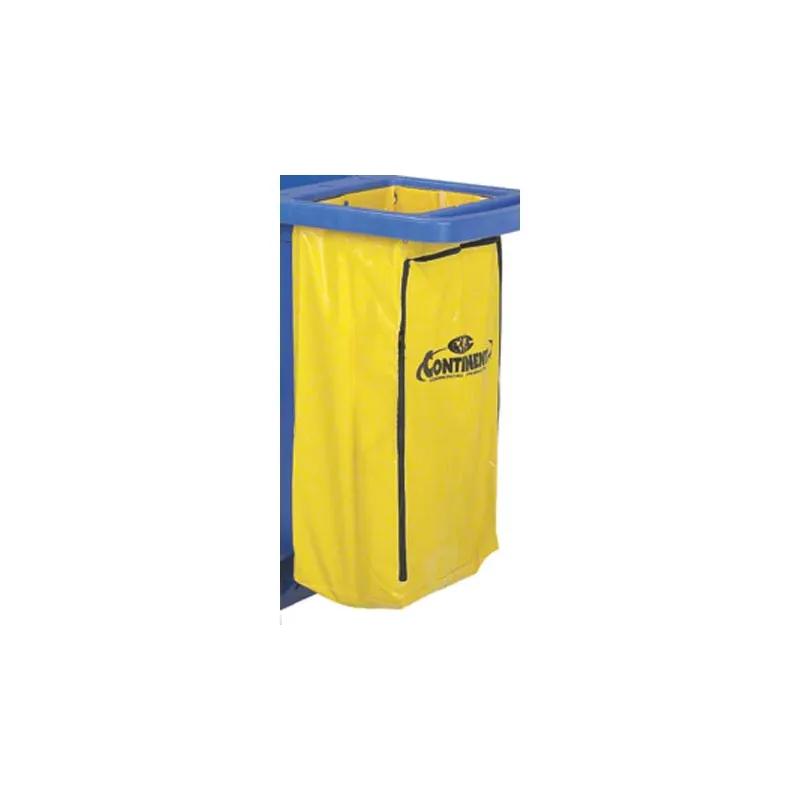Janitorial Cleaning Cart Bag Fits 184 Cart Yellow Vinyl Zipper 6/Case