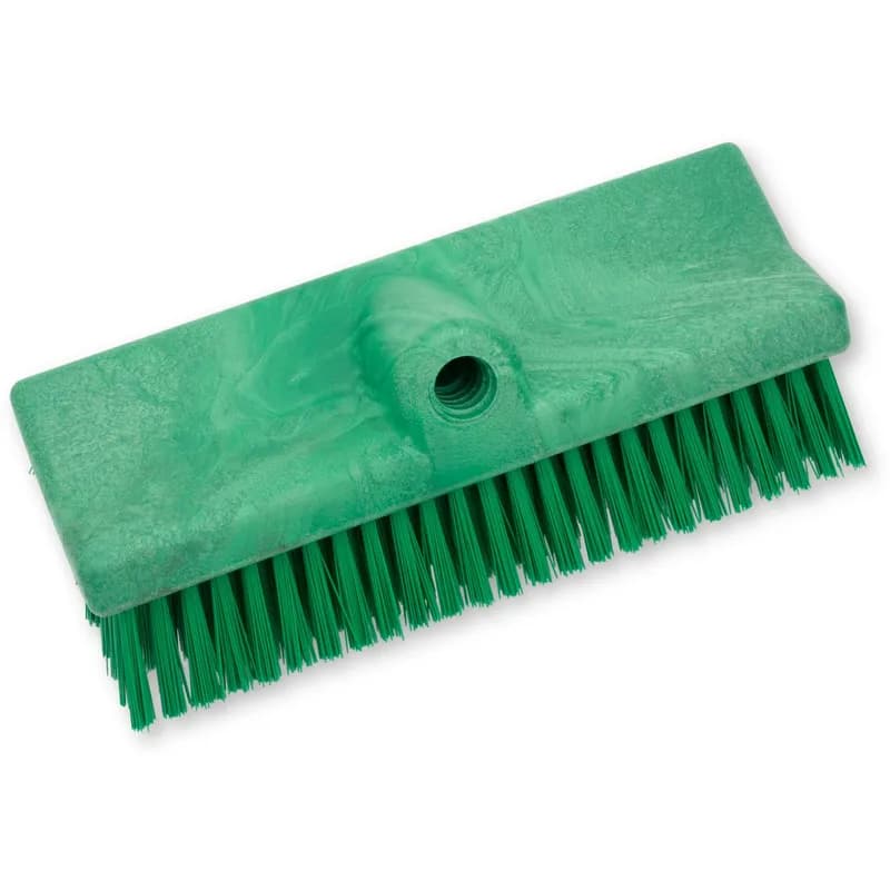 Carlisle Foodservice Products® Scrub Brush 10X5X4 IN Green Color Coded Bi-Level 2/Case