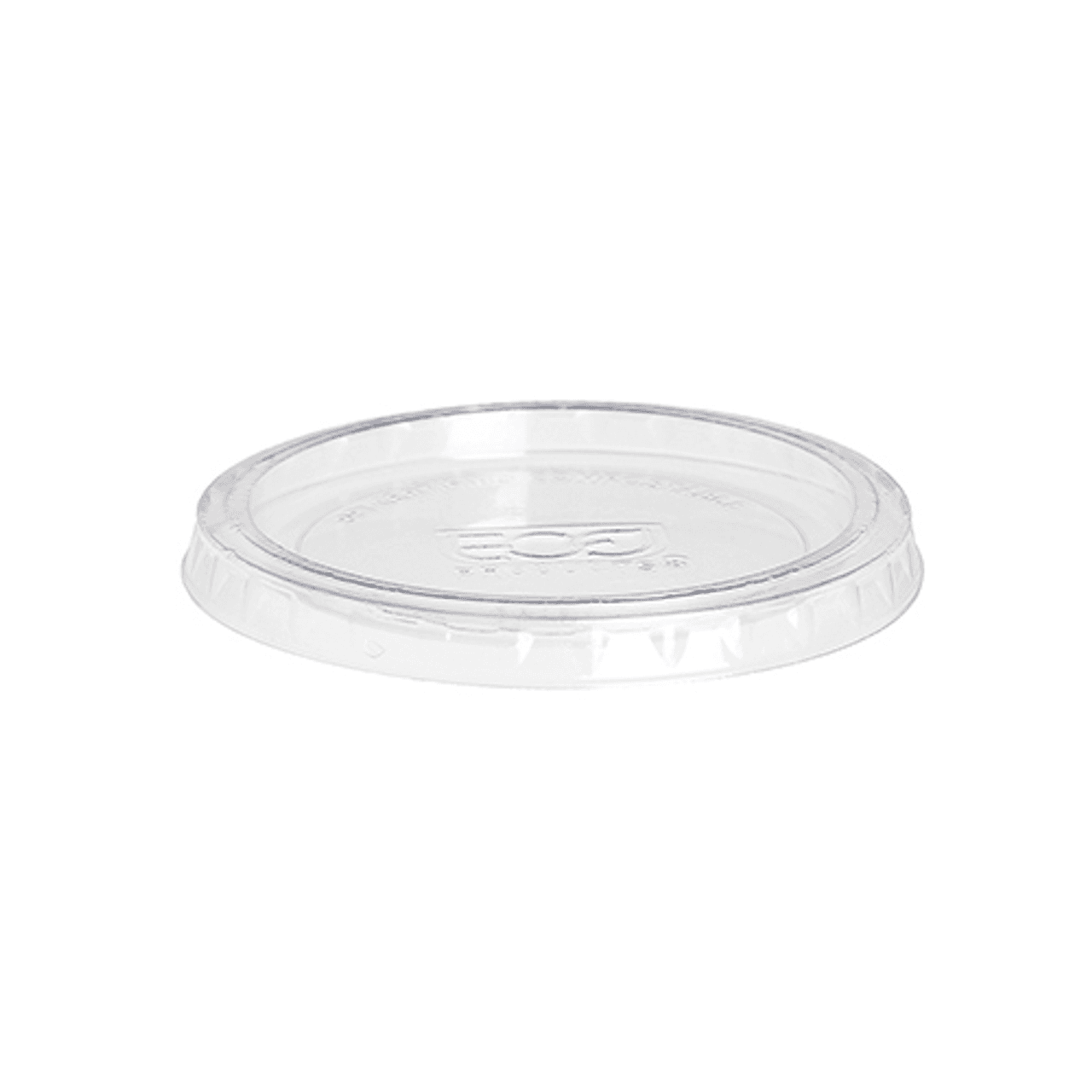 Lid PLA Clear For 2-4 OZ Souffle & Portion Cup 2000/Case