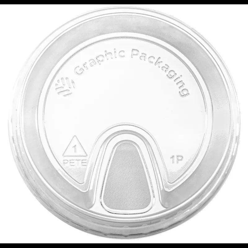 Lid PET Clear For 12-22 OZ Cup Sip Through 1000/Case