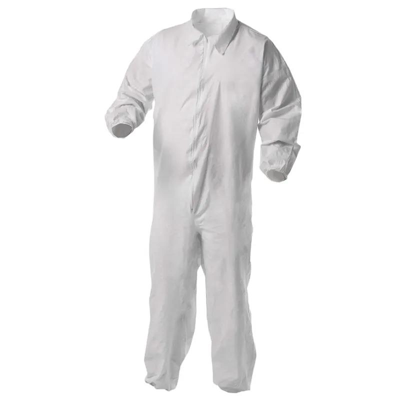 KleenGuard™ Liquid & Particle Protection Coveralls Medium (MED) White 25/Case