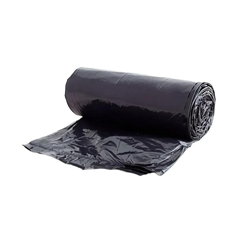 Victoria Bay Can Liner 38X58 IN 60 GAL Black 1.7MIL Roll 10 Count/Roll 5 Rolls/Case