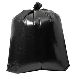 Victoria Bay Can Liner 52X75 IN 90-100 GAL Black 2.0MIL Roll 5 Count/Roll 1 Rolls/Case