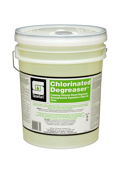 Degreaser 5 GAL Heavy Duty Alkaline Concentrate Chlorinated Bleach 1/Pail