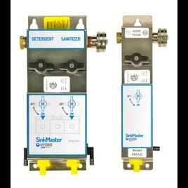 SinkMaster Venturi Sanitizer Dispenser Wall Mount 1-Sink 2-Chemistries 1-Dispenser 1/Each