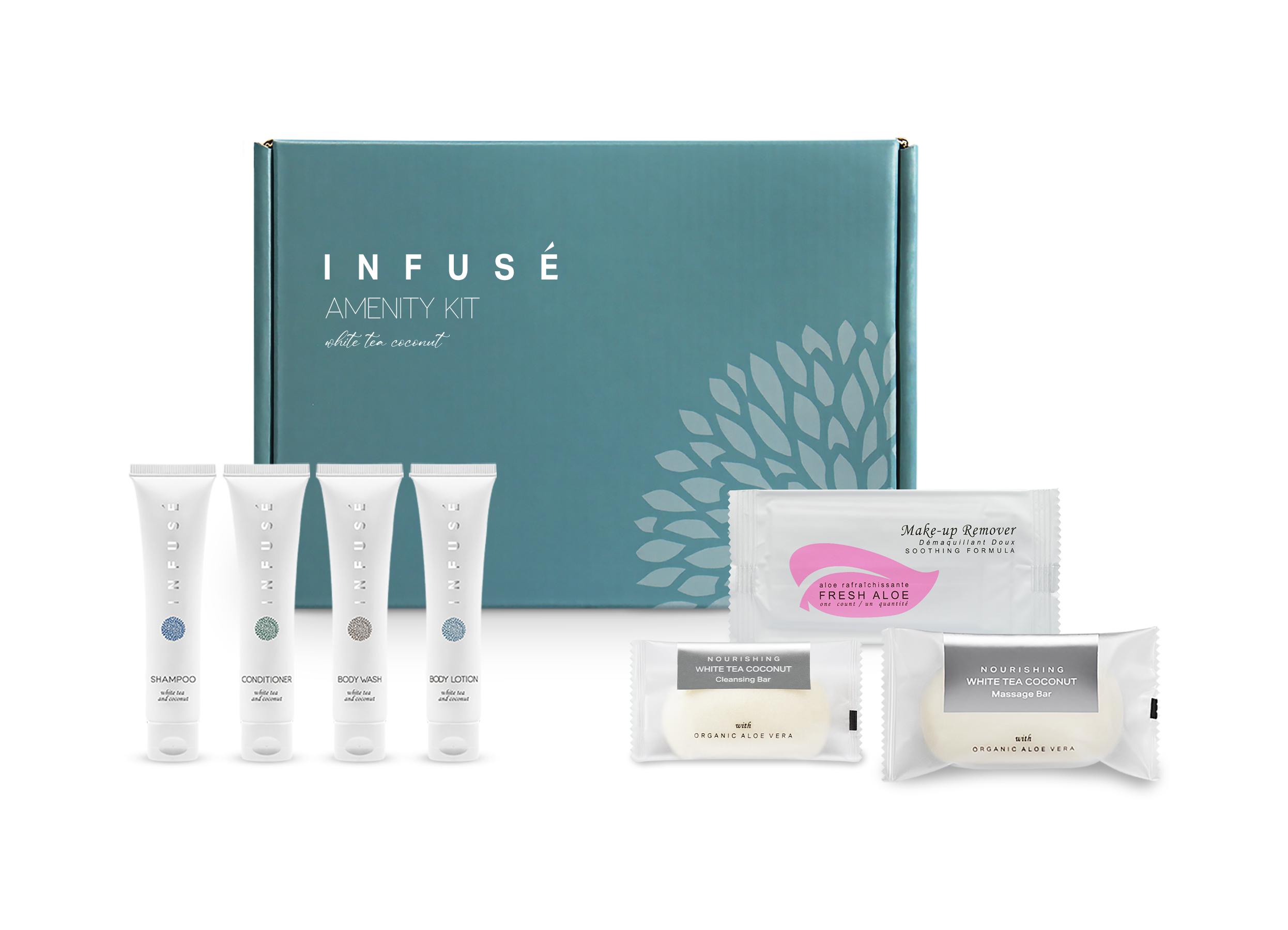 Infusé® Amenity Kit White Tea Coconut Paraben Free 20/Case