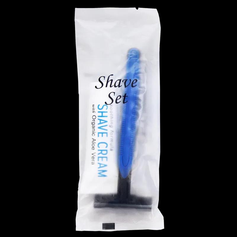 Shaving Razor Paraben Free With Shave Cream Enriched with Aloe Vera and Green Tea Extract 500/Case