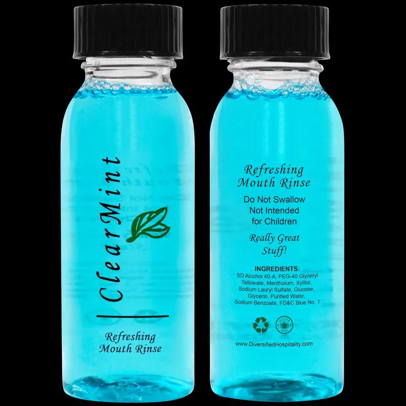 Mouthwash Fresh Mint Paraben Free Gluten Free Cruelty Free Vegan Friendly 144/Case