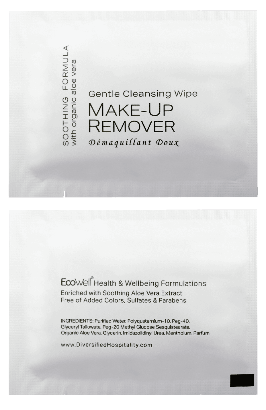 Makeup Remover Paraben Free Sachet 500/Case