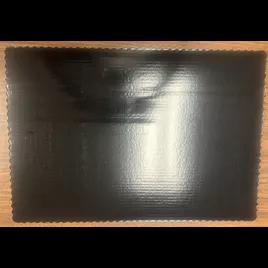 Cake Board 1/2 16X12 IN PET Black Single Wall 50/Case