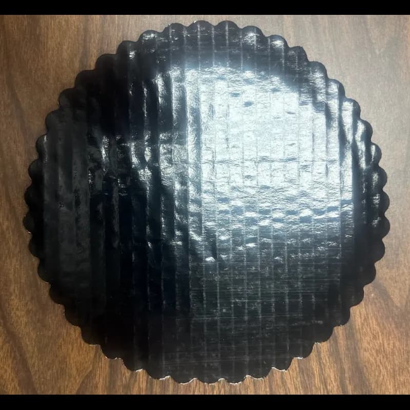 Cake Circle 8 IN PET Black Single Wall 200/Case