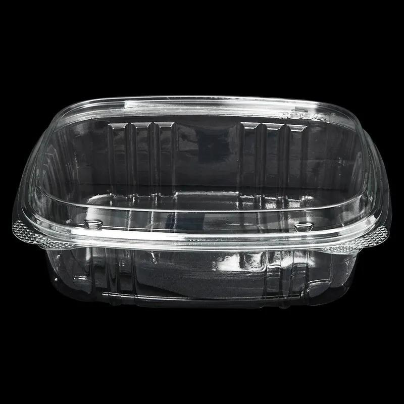 Victoria Bay Deli Container Hinged With Dome Lid 24 OZ PET Clear Square Medium 200/Case