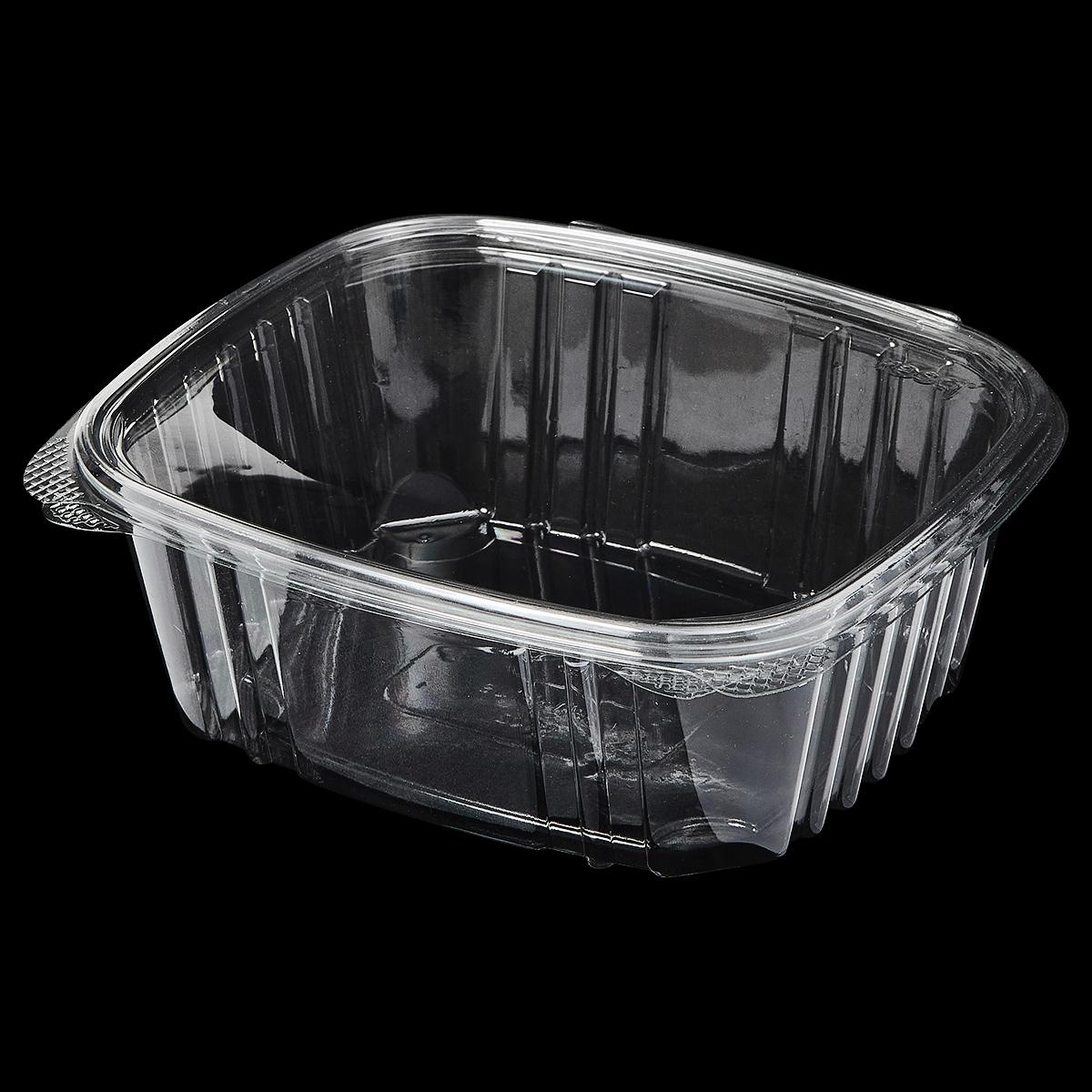 Victoria Bay Deli Container Hinged 32 OZ PET Clear Square 200/Case