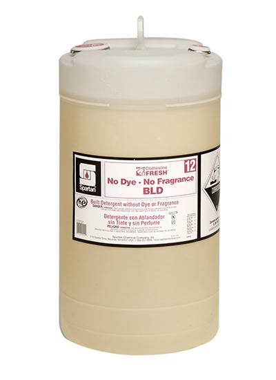 Clothesline Fresh® BLD 12 Fragrance Free Laundry Detergent 15 GAL Alkaline RTU No Dye 1/Drum