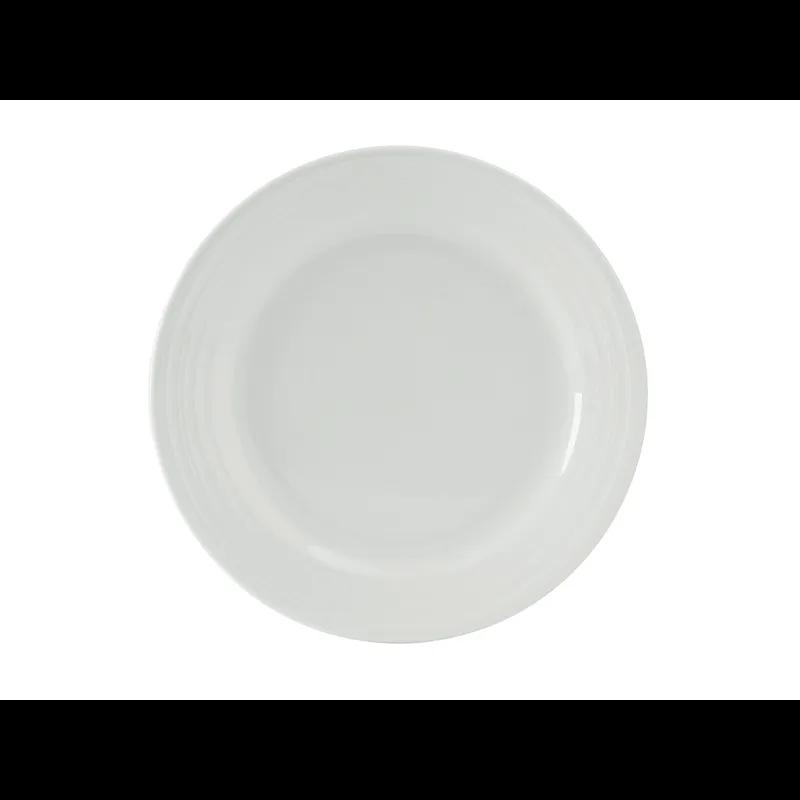 Pacifica Plate 9 IN China Porcelain White Round Fully Vitrified Oven Safe Dishwasher Safe Microwave Oven Safe 24/Case