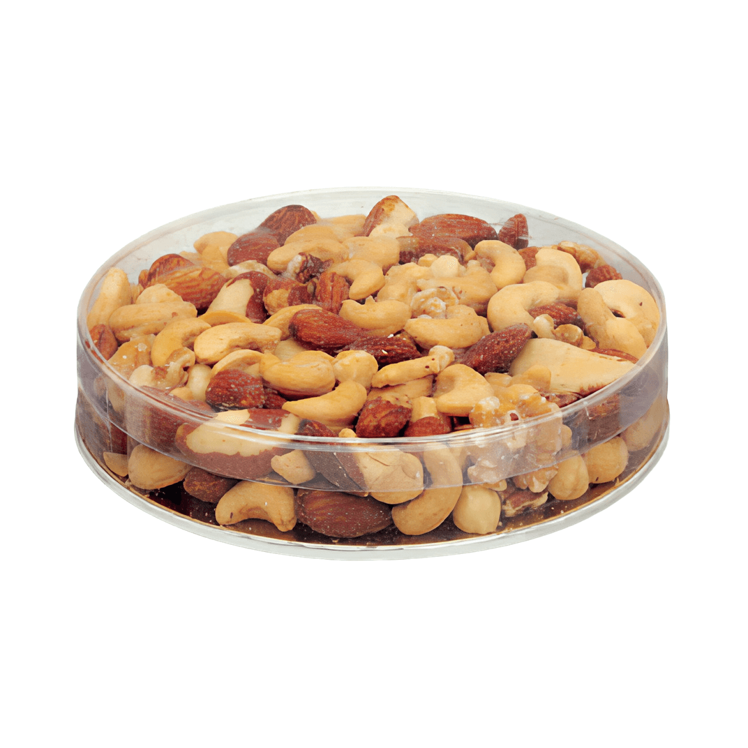 Dessert Container Base With Plastic Lid 6X1 IN Metal 192/Case