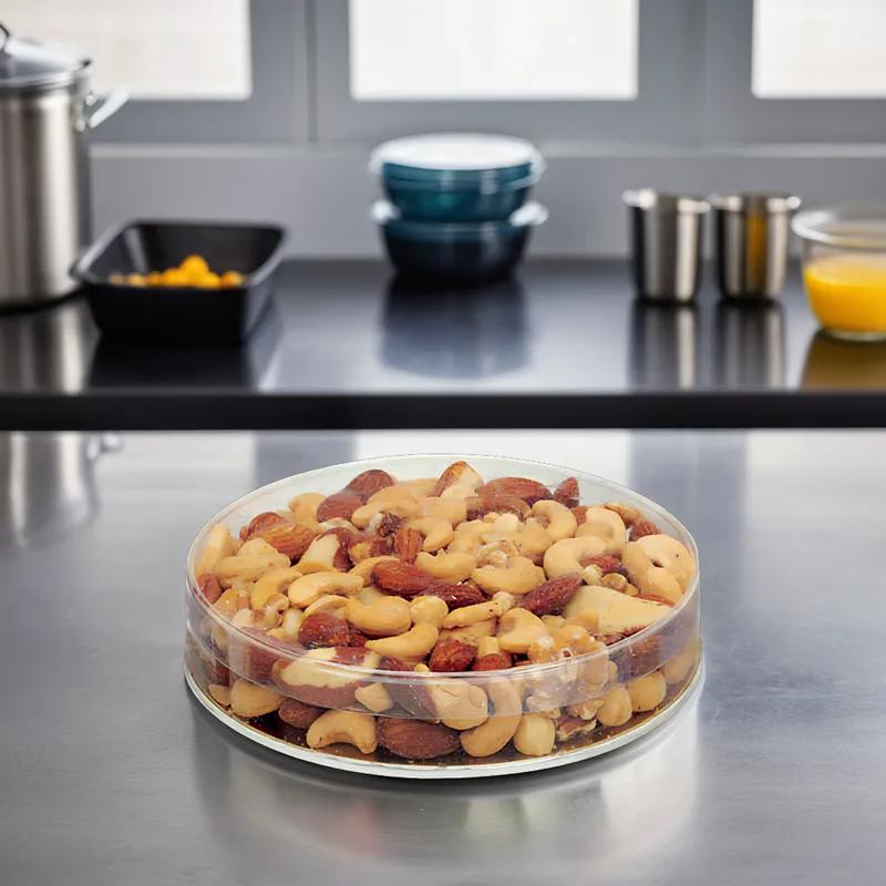 Dessert Container Base With Plastic Lid 6X1 IN Metal 192/Case