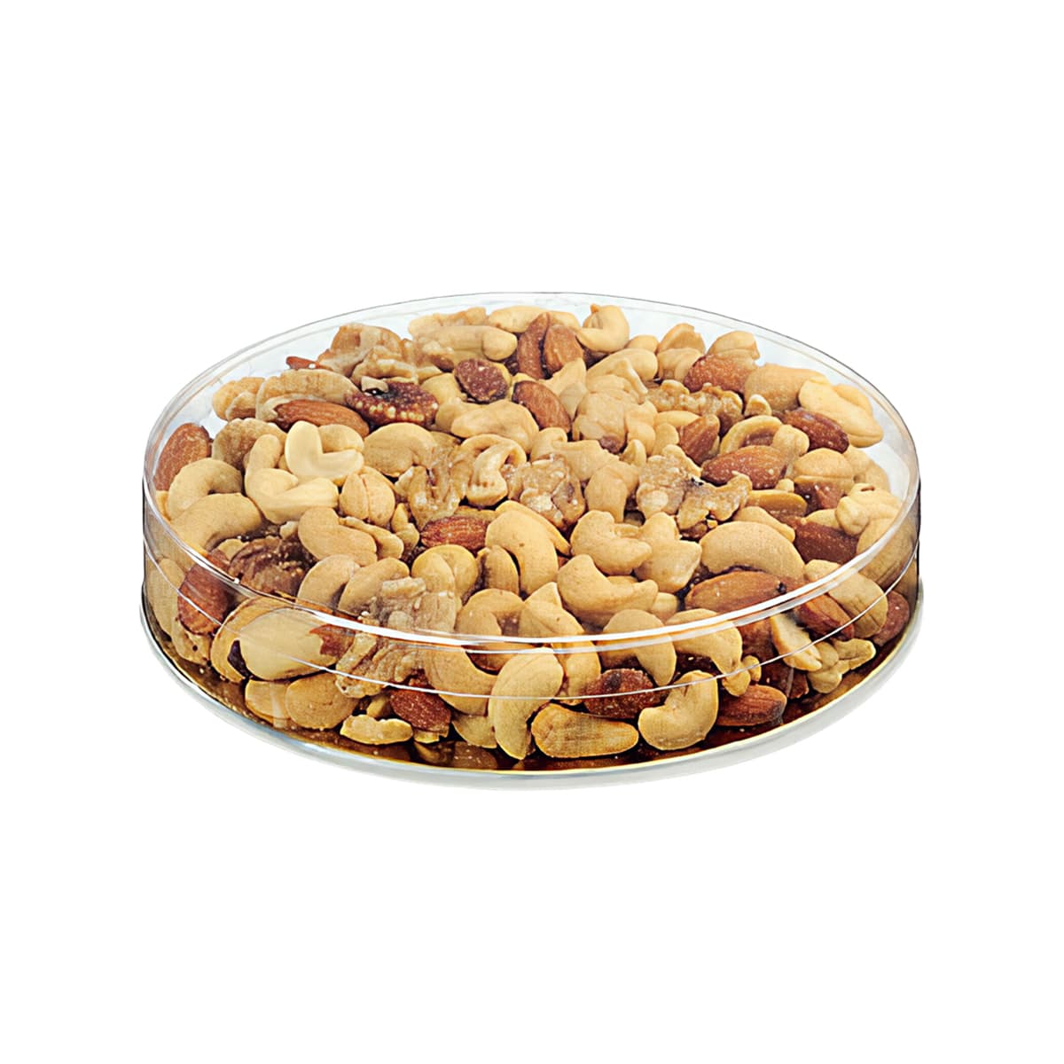 Dessert Container Base With Plastic Lid 7X1.125 IN Metal Round 144/Case