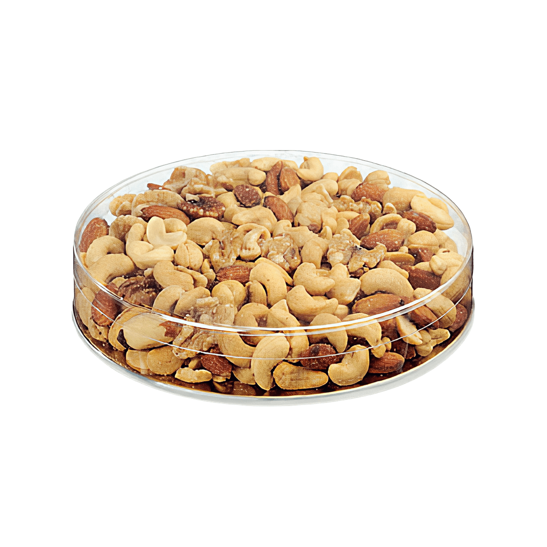 Dessert Container Base With Plastic Lid 7X1.125 IN Metal Round 144/Case