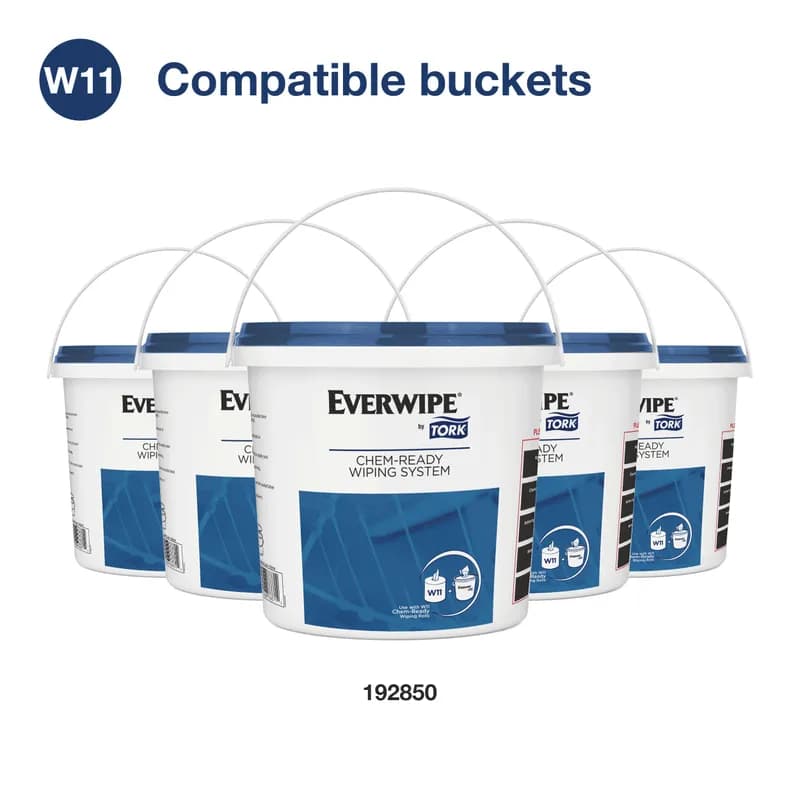 Everwipe® Chem-Ready Cleaning Wipe Refill 12X5.25 IN 180 FT 1 White Embossed Roll 180 Count/Roll 6 Rolls/Case