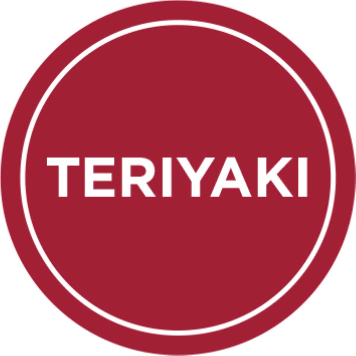 Teriyaki Deli Label 1 IN Red Circle UV 1000 Count/Roll 50 Rolls/Case 50000 Count/Case