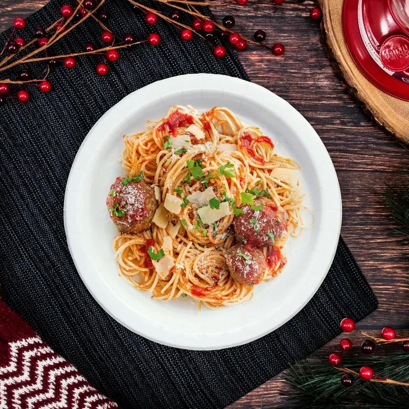 Solo® Plate 8.5 IN Coated Paper White ProPlanet™ Printed 125 Count/Bag 4 Bags/Case 500 Count/Case