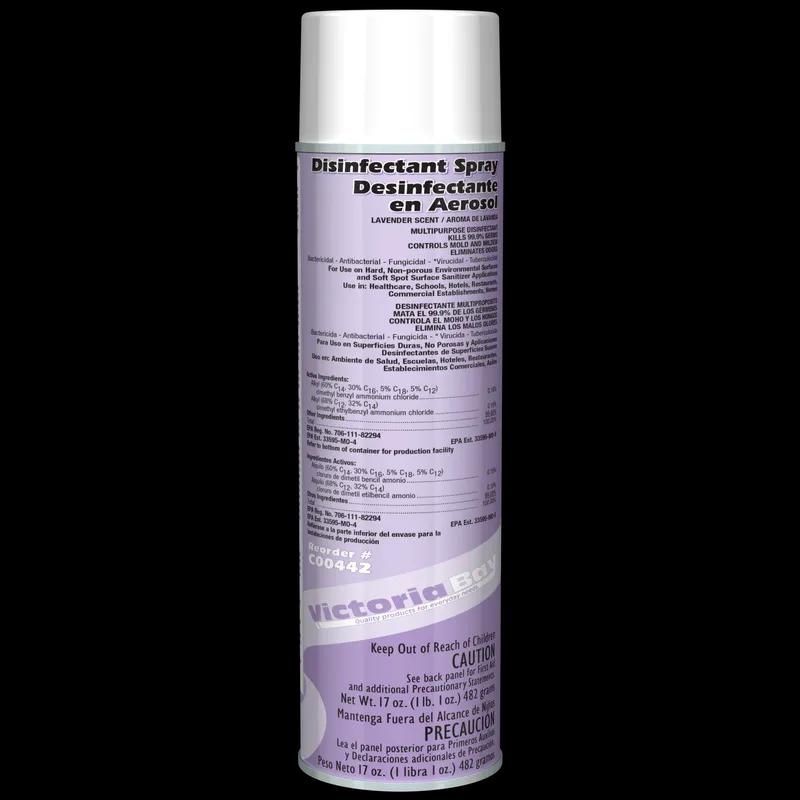 Victoria Bay Lavender Disinfectant 17 OZ Aerosol 12/Case