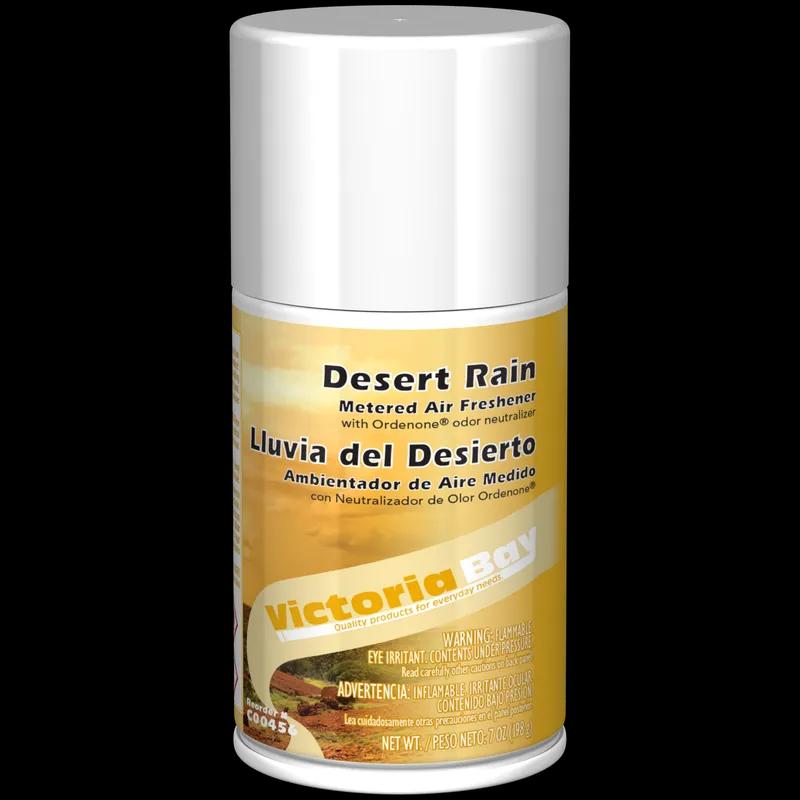 Victoria Bay Air Freshener & Deodorizer Desert Rain Aerosol 7 OZ Metered 12/Case