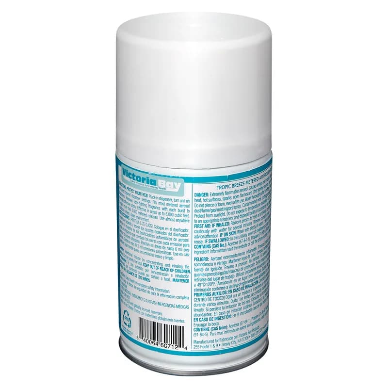 Victoria Bay Air Freshener & Deodorizer Tropic Breeze Aerosol 7 OZ Metered 12/Case