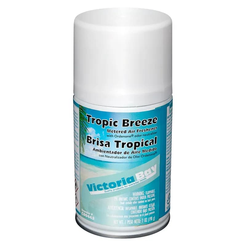 Victoria Bay Air Freshener & Deodorizer Tropic Breeze Aerosol 7 OZ Metered 12/Case