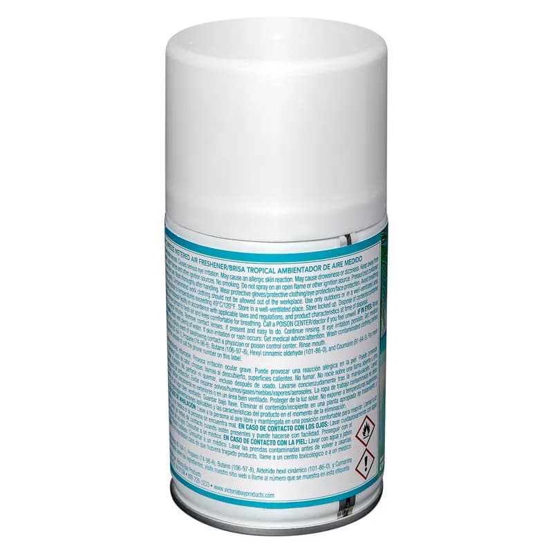 Victoria Bay Air Freshener & Deodorizer Tropic Breeze Aerosol 7 OZ Metered 12/Case